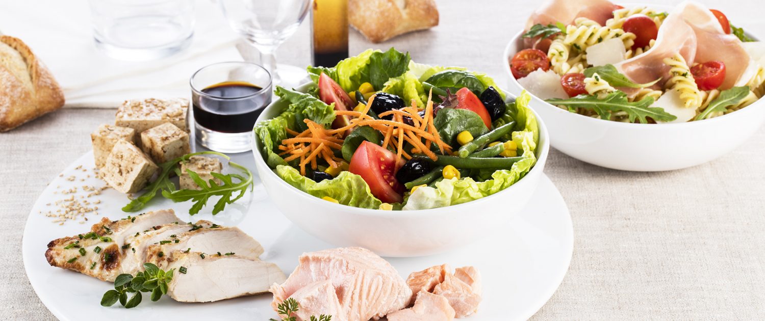 salade les salades de la carte Automne hiver de l'Ouest Express